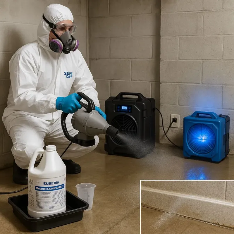 Sanitization and Odor Removal process in Privateer, SC
