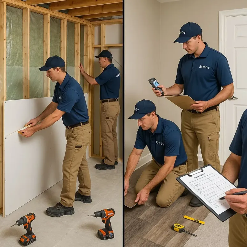 Repairs and Reconstruction process in Privateer, SC